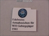 Deutsches Edelweiss-Ärmelabzeichen für WH Gebirgsjäger 1941 1/6