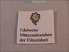 Deutsches Edelweiss-Mützenabzeichen der SS 1/6