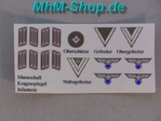 German team Collar / rank insignia infantry in 1 / 6 scale