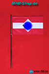 DiD HJ Kaptain Dan Volkssturm / deutsche Fahne mit Fahnenstange 1/6