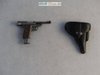Dragon Bobby Woll / German P38 pistol, holster in black plastic 1/6