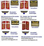 Einheits-Kragenspiegel der Wehrmacht - Funker / Generalleutnant-Generalfeldmarschall im Maßstab 1/6