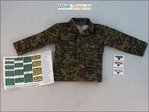 TC62025-C / Germany Camouflage Frühling-Tarn Jacke incl. Abzeichen in 1/6