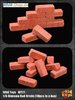 ACI - Red bricks (10 pieces) for diorama in scale 1: 6