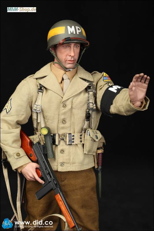 DID WWII US Military Police Bryan Pistol n Holster 1/6 Toys Soldier dragon GI MP 