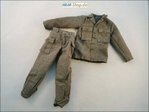 DiD Private Caparzo - WWII US 2nd Ranger Battalion / US-Hose+Jacke im Maßstab 1:6