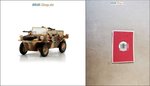 1/16 RC VW Schwimmwagen T166 camo + matching aviator recognition cloth