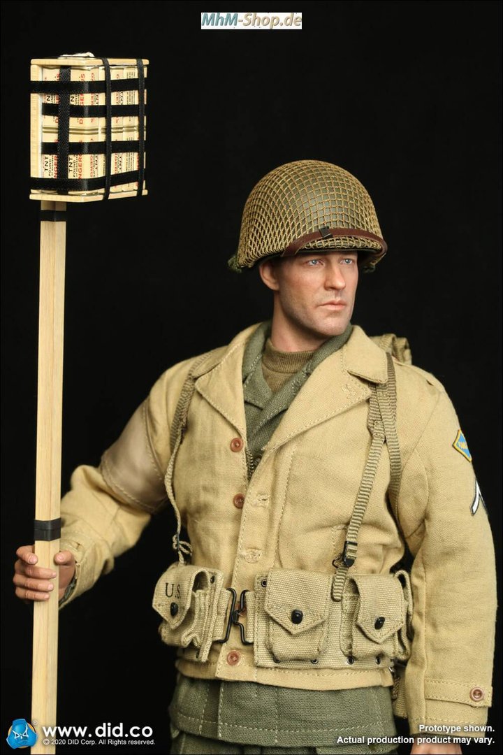 DiD WWII US 2nd Ranger Battalion-Private First Class Reiben / US jacket on  a scale of 1: 6 - Milestones