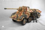EAX Toys / vehicle WWII German Sd.Kfz.234/2 Puma (three camouflage) in the scale 1:6