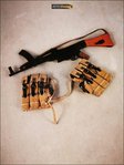 German LAH Division Hungary 1945 / German assault rifle 44 + magazine pouches in 1:6 scale