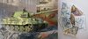 HobbyBoss / Pz.Kpfw.VI Sd.Kfz.182 Tiger II (Henschel 105mm) + 6 Gefechtskarten in 1:35