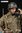 WWII 77th Infantry Division Captain Sam / US kleine Tasche im Maßstab 1:6
