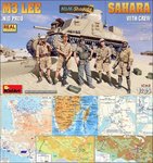 MiniArt / M3 Lee Mid Prod. Sahara (5) m.Bes.+6 Gefechtskarten im Maßstab 1:35
