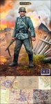 Master Box / German military man, 1939-1941 + 6 Gefechtskarten im Maßstab 1:35